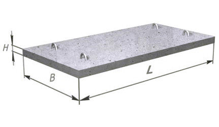 Плита парапетная АП 27-5 Плита парапетная АП 27-5