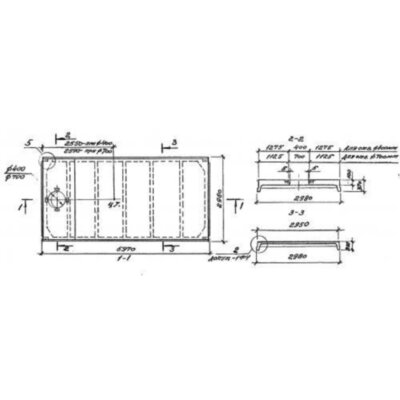 Плиты ребристые 3ПВ 6-3 АтV л-10 Плиты ребристые 3ПВ 6-3 АтV л-10