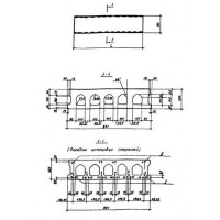 Плиты многопустотные 1П 27-9-28,5 к-7(6) т (Шифр 0-312)