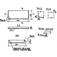 Плиты подоконные ЛО 6-25 (1.136-1)