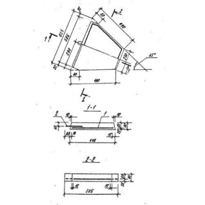 Плиты водостока ПВ 3 (ТПР 320-069.86) Плиты водостока ПВ 3 (ТПР 320-069.86)