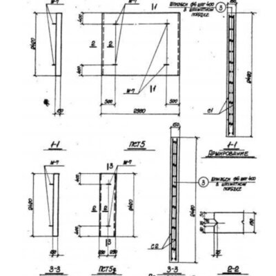 Плиты стеновые ПСТ 5-2 Плиты стеновые ПСТ 5-2