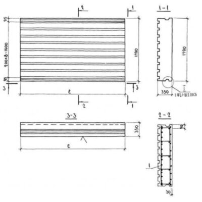 Панели покрытий сплошные ПВ 54-18-35-3 я Панели покрытий сплошные ПВ 54-18-35-3 я
