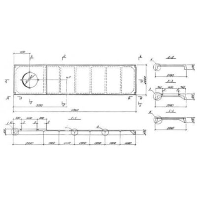 Плиты ребристые 1ПВ 12-1 Вр-14 Плиты ребристые 1ПВ 12-1 Вр-14