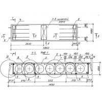 Плиты многопустотные 1ПК 59-15-4,5 АтV с7а