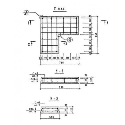 Плиты дорожно-тротуарные ДТ 5 (ТП 320-55) Плиты дорожно-тротуарные ДТ 5 (ТП 320-55)