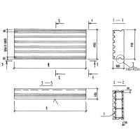 Панели покрытий сплошные ПВ 57-12-40-3 я