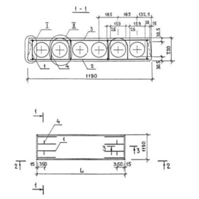 Панели многопустотные ПК 42-12-8 т Панели многопустотные ПК 42-12-8 т