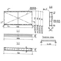 Панели перекрытий сплошные П 4,5-57-6-22