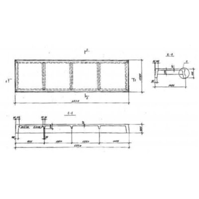 Плиты ребристые 1П 3-2 АтVт (ГОСТ 27215-87) Плиты ребристые 1П 3-2 АтVт (ГОСТ 27215-87)