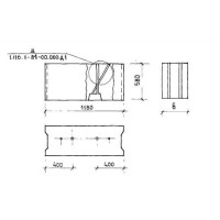Фундаментные блоки ФБС 12-6-6 т