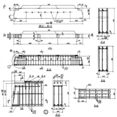 Плиты перекрытий Б 9-5 (ИИЭ 23-1) Плиты перекрытий Б 9-5 (ИИЭ 23-1)