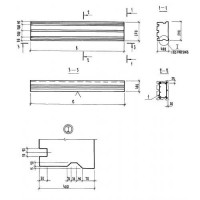 Панели покрытий сплошные ПВ 48-6-40-3 я