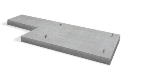 Плита перекрытия лотков каналов угловая ПТУ 230.150.12-6 Плита перекрытия лотков каналов угловая ПТУ 230.150.12-6