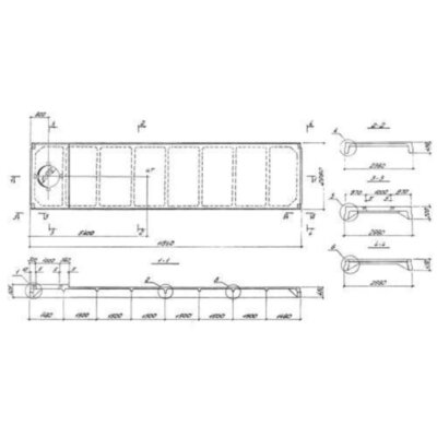 Плиты ребристые 1ПВ 12-2 АтIVс-10 Плиты ребристые 1ПВ 12-2 АтIVс-10