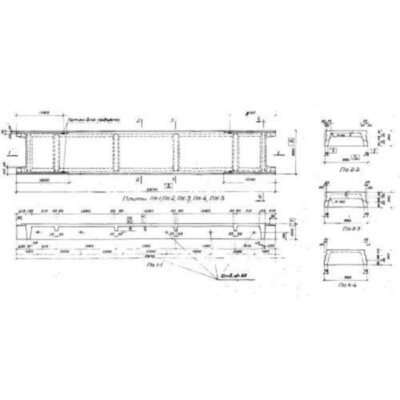 Плиты ребристые ПК 3 (1-82) Плиты ребристые ПК 3 (1-82)