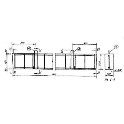 Перемычки ЖБ 1 (ИИ 01-02) Перемычки ЖБ 1 (ИИ 01-02)