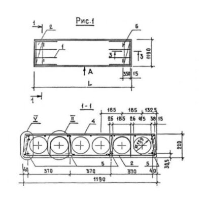 Панели многопустотные ПК 57-12-8 АтVт Панели многопустотные ПК 57-12-8 АтVт