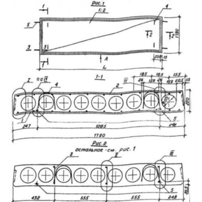 Плиты перекрытия многопустотные ПК 23-18-8 ВрIт с8а (1.141.1-29с) Плиты перекрытия многопустотные ПК 23-18-8 ВрIт с8а (1.141.1-29с)