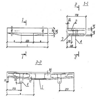Ступени плоские для сквозных маршей ЛСС 12 (Б1.055.1-1.01) Ступени плоские для сквозных маршей ЛСС 12 (Б1.055.1-1.01)