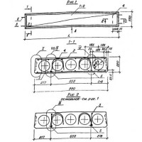 Плиты перекрытия многопустотные ПК 29-10-3 ВрIт с8 (1.141.1-29с)