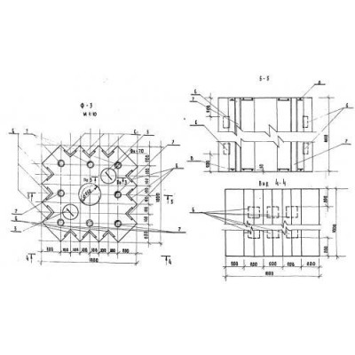 Фундаменты Ф 3 (ТП 320-55) Фундаменты Ф 3 (ТП 320-55)