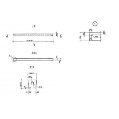 Плиты покрытий 3ПДС 6-2 л