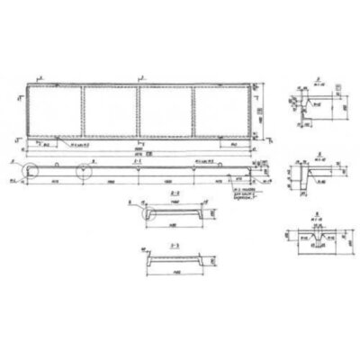 Плиты ребристые СПН 3 АV Плиты ребристые СПН 3 АV