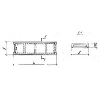 Плиты ребристые П 1-2 АтVт