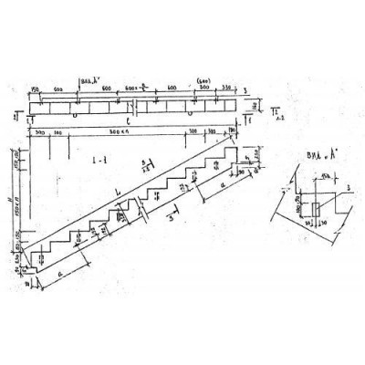 Косоуры 2ЛБК 46-16-19,5-5 Косоуры 2ЛБК 46-16-19,5-5