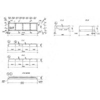 Плиты ребристые П 5-8 АV (1.440-2)