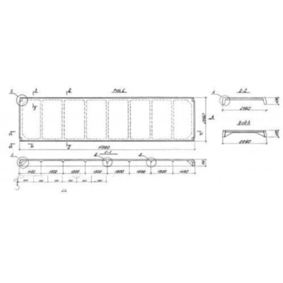 Плиты ребристые 1ПГ 12-1 АIV Плиты ребристые 1ПГ 12-1 АIV