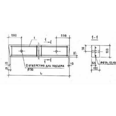 Перемычки брусковые 1ПР 8-18-12-19 у Перемычки брусковые 1ПР 8-18-12-19 у