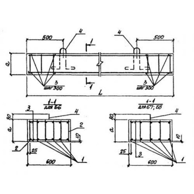 Балки для узлов трасс каналов Б 8 оц Балки для узлов трасс каналов Б 8 оц