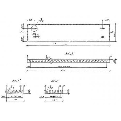 Плиты перекрытия многопустотные ПК 52-12-11 АтIVсл-1 Плиты перекрытия многопустотные ПК 52-12-11 АтIVсл-1