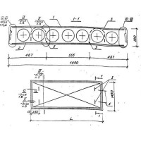 Плиты многопустотные ПК 4,5-30-15 с7 (1.141.1-23с)