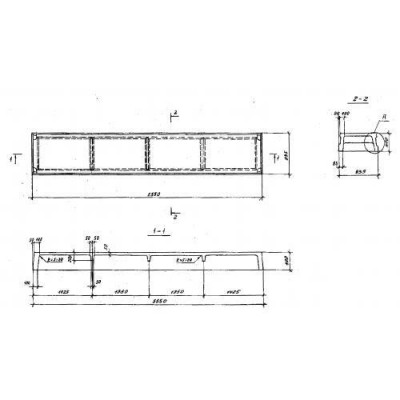 Плиты ребристые 1П 5-1 АтVIт (ГОСТ 27215-87) Плиты ребристые 1П 5-1 АтVIт (ГОСТ 27215-87)