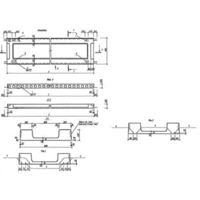 Плиты ребристые ПРС 61-12-6 Ат800Тв (Б1.020.1-7) Плиты ребристые ПРС 61-12-6 Ат800Тв (Б1.020.1-7)