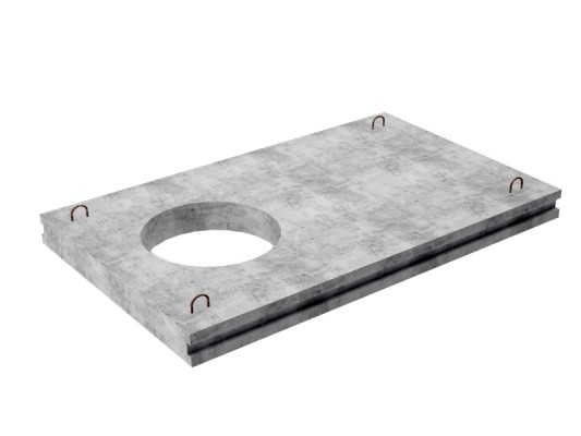 Плита перекрытие тепловых камер ПТ 25-15-10 Плита перекрытие тепловых камер ПТ 25-15-10