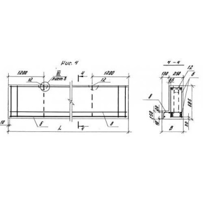 Перемычки балочные 3ПГ 60-73 Перемычки балочные 3ПГ 60-73