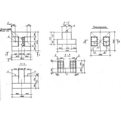 Подколонники ФК 12-12-8-3 (1.220.1-3м) Подколонники ФК 12-12-8-3 (1.220.1-3м)