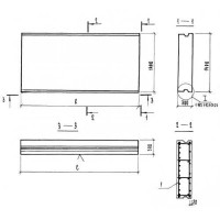 Панели покрытий сплошные П 51-15-30-3 я