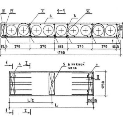Панели многопустотные ПК 48-18-6 АIVт