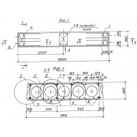 Плиты многопустотные 1ПК 59-10-4,5 АтV с7а