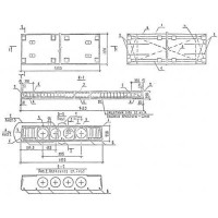 Плиты перекрытий многопустотные П 72-12-6 АтV с9