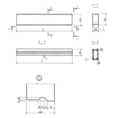 Панели покрытий сплошные П 60-6-35-3 я Панели покрытий сплошные П 60-6-35-3 я