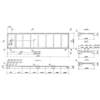 Плиты ребристые 1ПВ 12-7 АIIIвт-4 п (1.465.1-3/80)