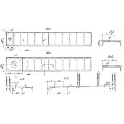 Плиты ребристые 1ПВ 18-4 АIIIв т-14,1 п Плиты ребристые 1ПВ 18-4 АIIIв т-14,1 п