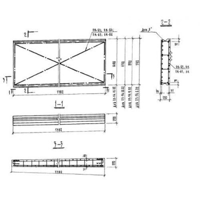 Панели перекрытий сплошные П 3-54-12-22 Панели перекрытий сплошные П 3-54-12-22