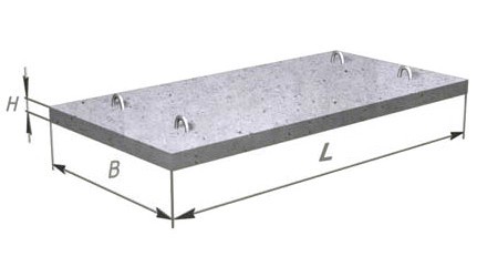 Плита парапетная ПП 20-5 УВП Плита парапетная ПП 20-5 УВП